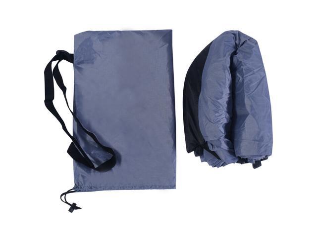 Outdoor Portable Lazy Inflatable Sleeping Camping Bed Gray