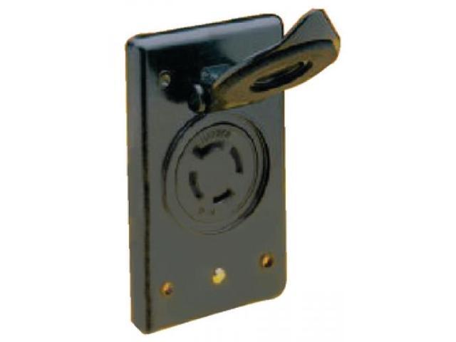 Marinco 2018BR-MB 12/24V Receptacle w/Flip Lid