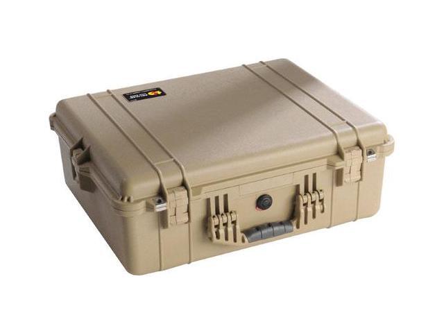 Pelican 1600 Protector Pressurized 24x19x8in Case, Desert Tan w/Foam