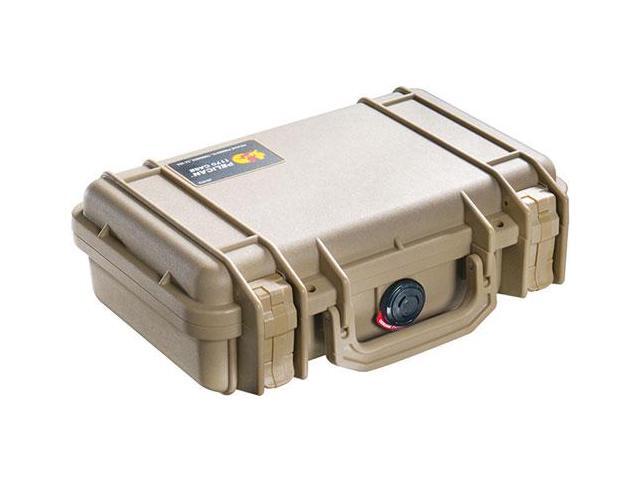 Pelican 1170 Watertight Case w/Lid and Foam, Desert Tan