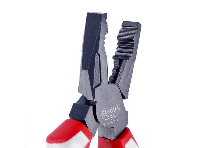 ELECALL Cable Wire Cutter Pliers 7' CRV For Iron Copper Wires Cutting Nippers Plier Electric Family Use