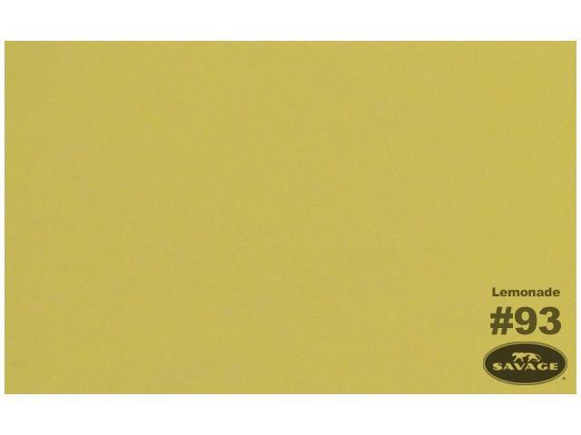 Savage Widetone Seamless Background Paper, 145gsm, 7.6 mil, 53'x36', #93 Lemonade