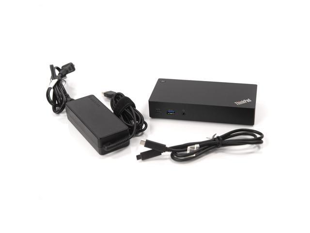 New Lenovo ThinkPad USB-C Dock 40A9 DK1633 Laptop Docking Station 40A90090US SD20L36276 03X7194 w/ USB-C Cable & 90w AC Adapter