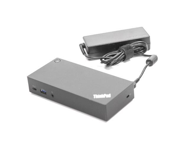 New Lenovo ThinkPad USB-C Dock 40A9 DK1633 Laptop Docking Station 40A90090US SD20L36276 03X7194 w/ USB-C Cable & 90w AC Adapter
