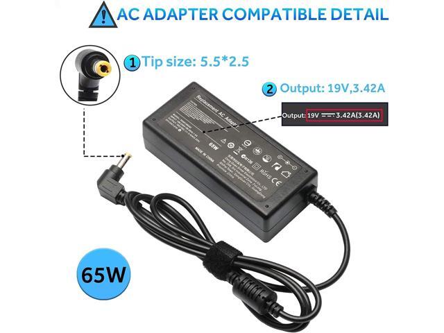 AC Adapter Charger for Dynabook Tecra A40-G-BTO, A40-E BTO, A30-E-BTO. by Galaxy Bang USA