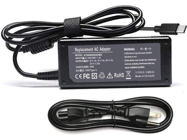 65W 45W USB C Charger for Dell Chromebook 3100 5190 3400 Latitude 7410 7310 9410 7389 7370 7275 7285 5285 5290 2in1 XPS 13 9350 9365 9310 9370 9380...