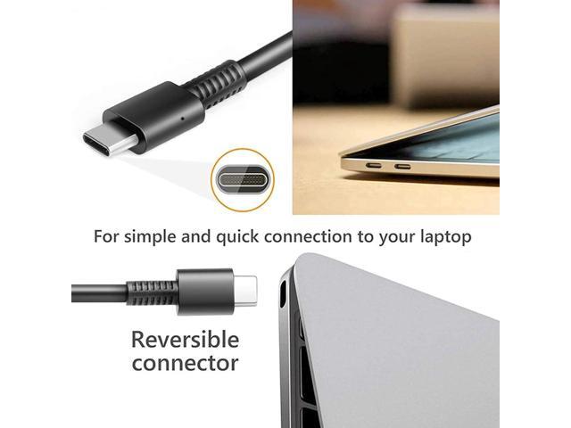 USB C Laptop Charger 65W 45W for HP Spectre X360 13-aw0013dx 13-aw0003dx 15-ch011dx Chromebook 14 G5 G6 X360 14-ca137nr 14b-ca0061 14db-0080nr...