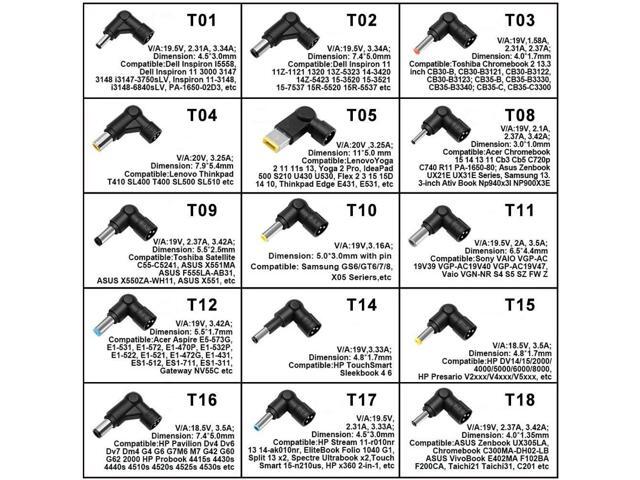 POWSEED 90W Universal Laptop Charger AC Power Adapter 18.5V 19V 19.5V 20V with Multi Tips for Notebook Acer Asus Toshiba Dell IBM HP Compaq Samsung...