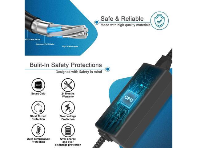 65W 18.5V 3.5A HP 2000 Laptop Charger Replacement for HP Pavilion DV7 DV6 G6 G7 DV5 DV4 DM4 G62 G72 AC Adapter Power Supply Cord