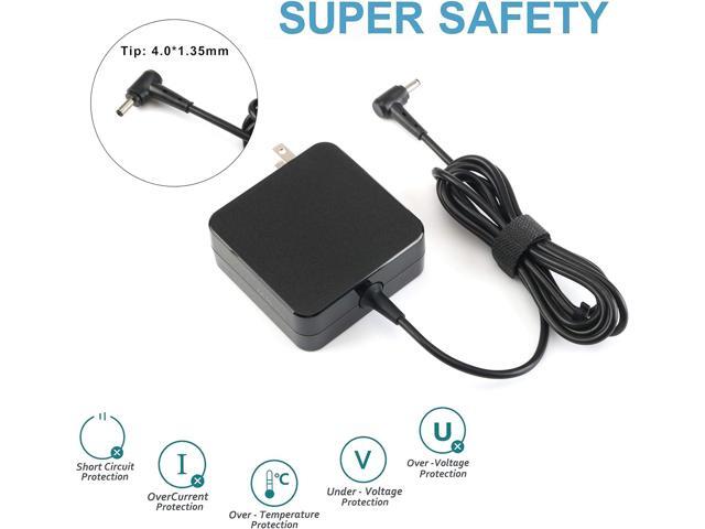 65W 45W Laptop Charger for Asus VivoBook flip 14 15 17 F412 F512 X512 F412DA F512DA F512JA F512FA X512FA X512DA:X512DA-BT2020RL BR7N4 F412DA-WS33...