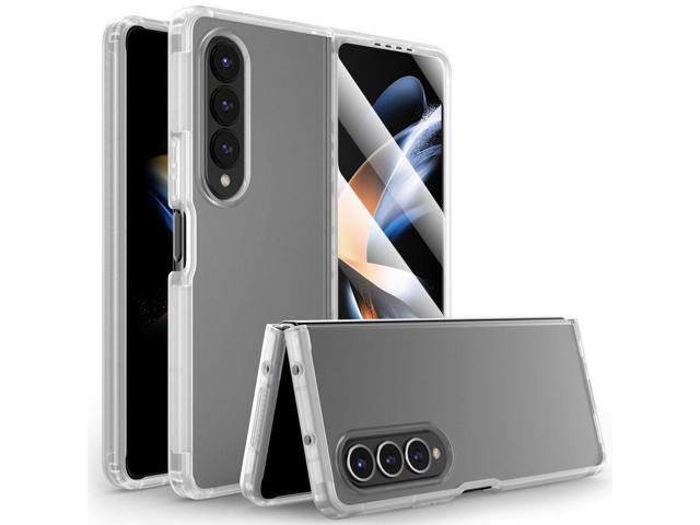 Shade Series Hybrid Case with Integrated Screen Protector for Samsung Galaxy Z Fold 4 - Frost Clear