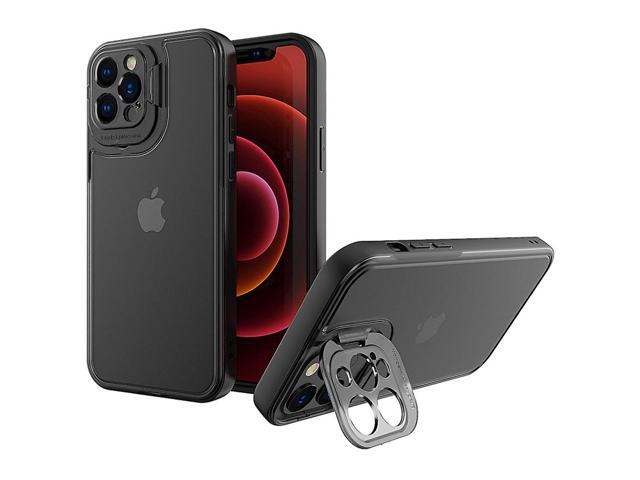 Camera Lens Stand Case for iPhone 13 Pro Max - Black