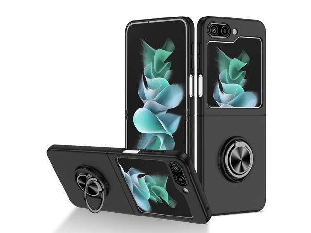 Slim Protective Cover with Ring Grip for Samsung Galaxy Z Flip 5 - Black