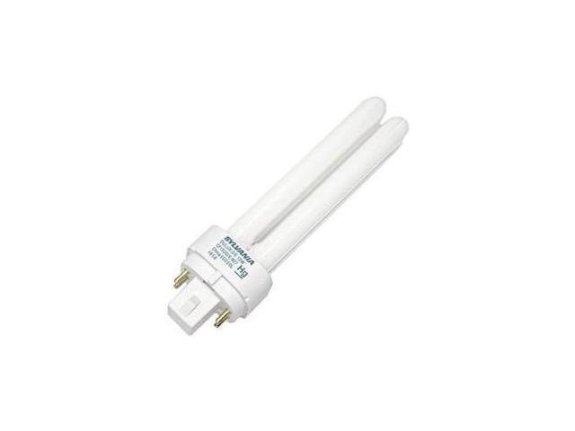 Satco S6736 18W Double Tube 4-Pin G24Q-2 Plug-In base 4100K fluorescent bulb
