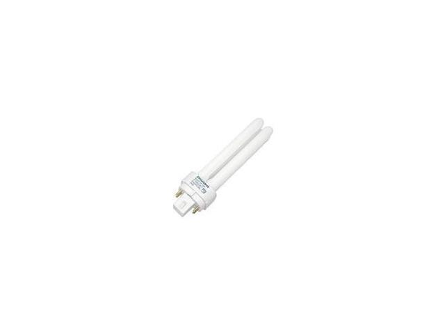 Satco S6736 18W Double Tube 4-Pin G24Q-2 Plug-In base 4100K fluorescent bulb