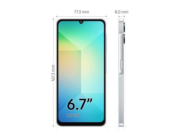 Samsung Galaxy A06 A065M 64GB Dual-SIM GSM Unlocked Android Smartphone - Light Blue (Latin America Version)