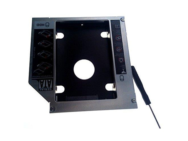 2nd SATA HDD hard drive Caddy Adapter 12.7 MM For Dell Latitude E5430 E5510 E5530 Asus K53SV Apple iMac Early 2008 Dell Vostro 3460 3560