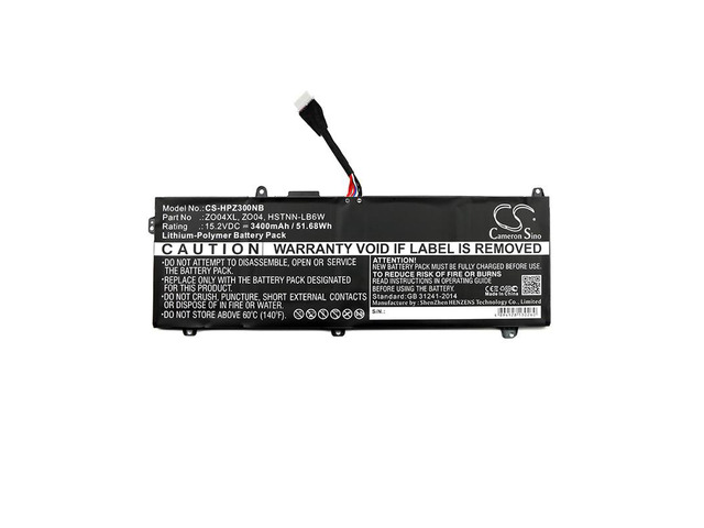 64Wh ZO04XL Battery for HP ZBook Studio G3 ZO04 HSTNN-CS8C 808396-421 808450-001