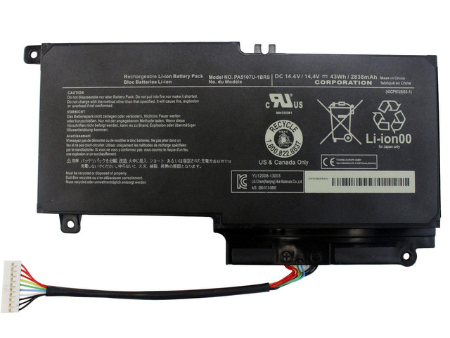 Battery PA5107U-1BRS For Toshiba Satellite P50 P55 L50 L55t S55 L45
