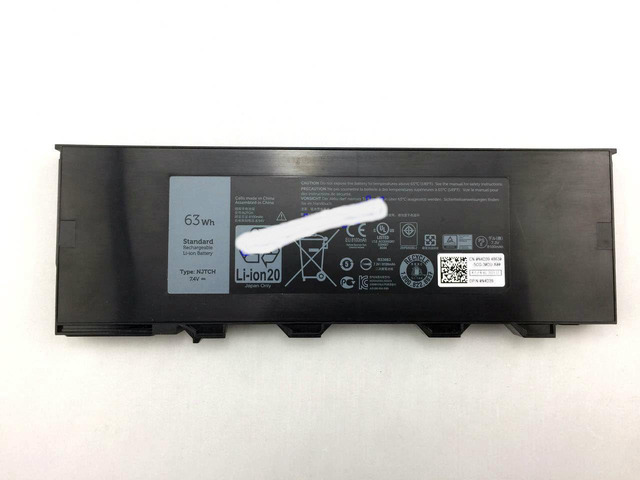63Wh NJTCH Battery for Dell Latitude 7204 7404 Series Laptop 8G8GJ 7.4V