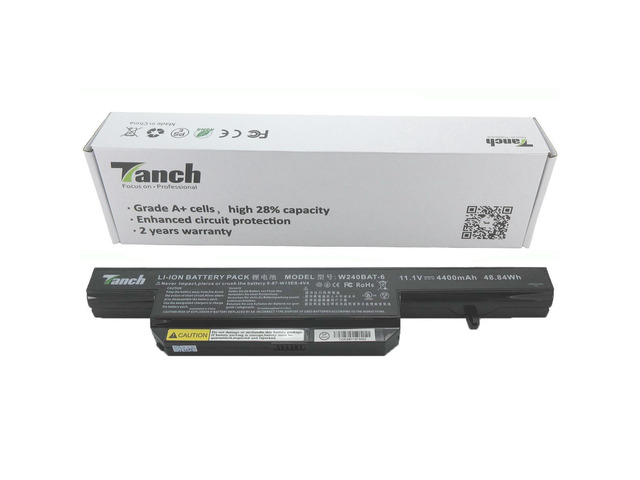 Tanch Laptop Battery For Clevo NB320,VNB142,W240BUBAT-3,ZooStorm 9040 6CELL