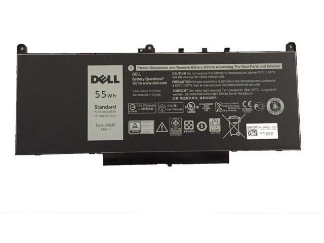 55Wh J60J5 Built-in Battery for Dell Latitude E7270 E7470 Series 7.6V