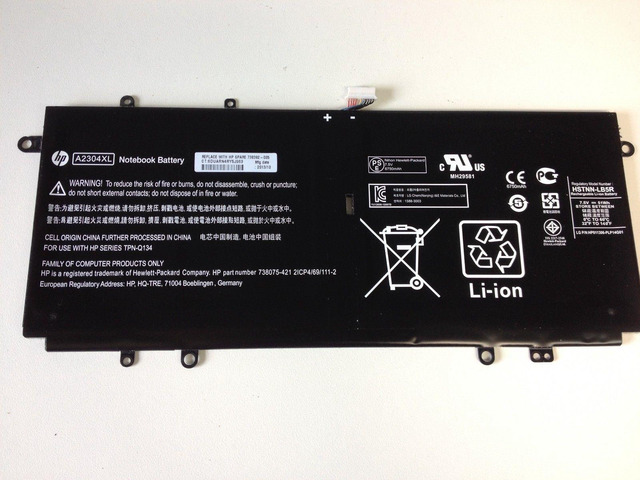 HSW New For HP Chromebook 14 14-q049wm A2304XL HSTNN-LB5R Battery 738392-005 la