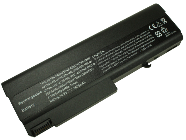 6600mAh Laptop Battery HP COMPAQ 6530b,HP COMPAQ 6530s,HP COMPAQ 6535b,HSTNN-CB69,HSTNN-IB69,HSTNN-UB69,HSTNN-XB69
