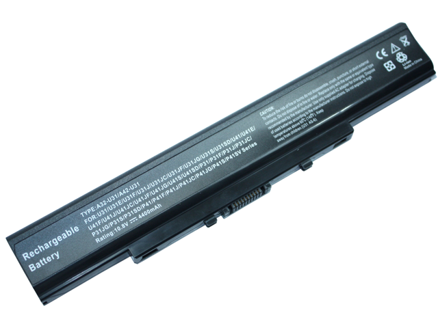4400mAh Laptop Battery For ASUS U31,U31E,U31F,U31J,U31JC,U31JF,U31JG,U31S,U31SD,U41,U41E,A32-U31,A42-U31