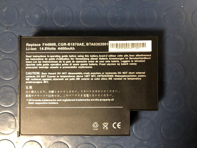 Battery for HP BT. A0302.001,BT. A0302.002,BT. A0902.001,QUANTA EW1 G100D,G120,G120D 4400mah