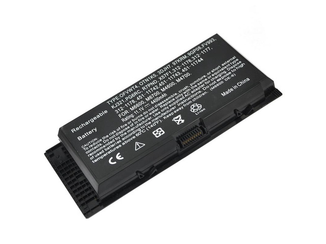 4400mAh Laptop Battery For DELL M6600,M6700,M4600,M4700 Series 0FVWT4,0TN1K5,3DJH7,97KRM,9GP08,FV993,KJ321,PG6RC,R7PND,X57F1