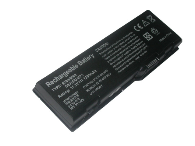6600mAh Laptop Battery For DELL Inspiron 6000,Inspiron 9200,Inspiron 9300,Inspiron 9400,Inspiron...
