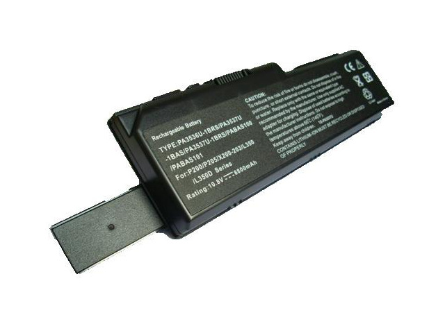 8800mAh laptop battery for TOSHIBA Satellite P200-157 Satellite P200-15U Satellite P200-16J PA3536U-1BRS,PA3537U-1BAS,PA3537U-1BRS,PABAS100,PABAS103