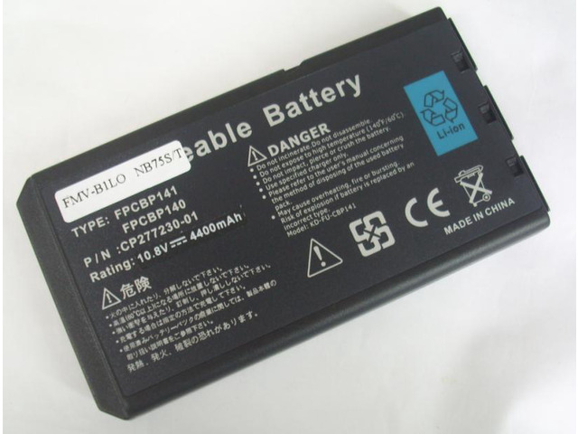 4400mAh laptop battery for FUJITSU FMV-BIBLO NB75S/T FPCBP140 FPCBP141