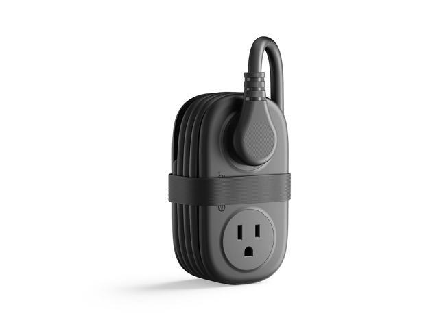 Travel Power Strip, ORICO 4 Outlets 3 USB Ports (1 USB C) with 4FT Wrapped Short Extension Cord Small Power Strip, Compact for Hotel Travel.