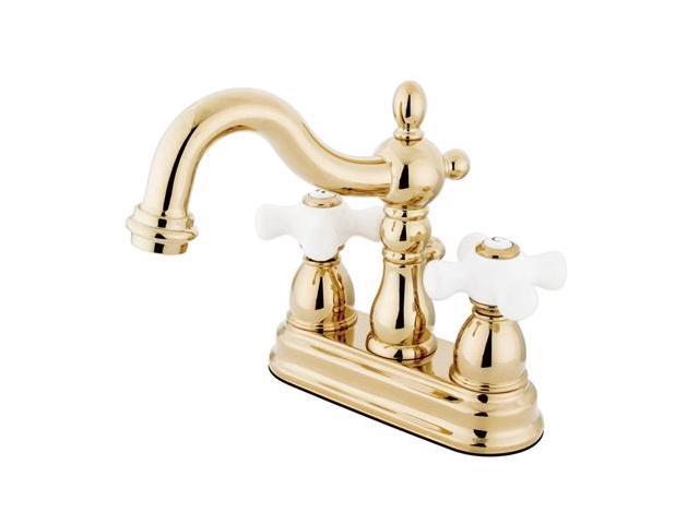 Photos - Other sanitary accessories Kingston Brass KB1602PX Two Handle 4 in. Centerset Lavatory Faucet with Re 
