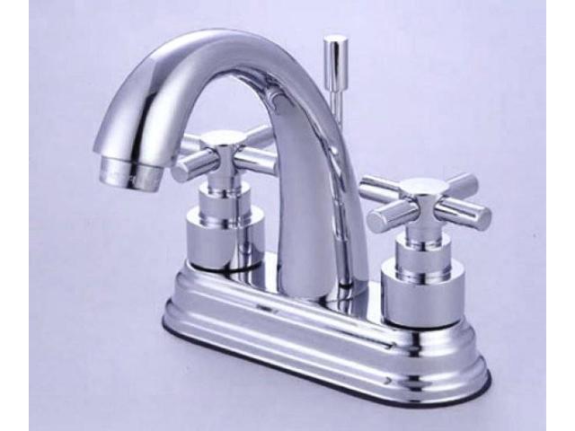 Kingston Brass KS8611EX Elinvar Two Handle 4' Centerset Lavatory Faucet with Bra