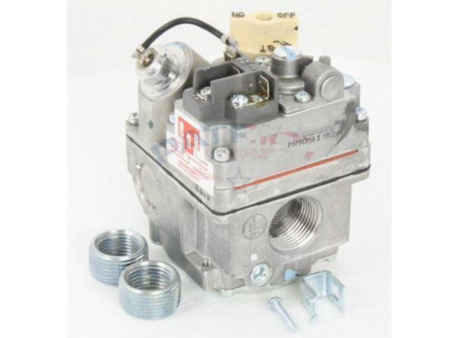 ROBERTSHAW 700-506 Gas Valve, Natural Gas, Standing Pilot, 750 mV, 3.5 in wc,