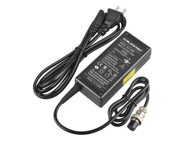 ABLEGRID 24V 2A Battery Charger For Electric Scooter Electra Scoot-N-Go AC Power Adapter