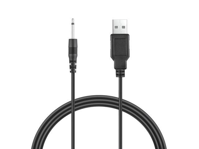 ABLEGRID 3ft Black USB DC Power Adapter Charger Cable Lead For LuLu Wand Massager vibrator