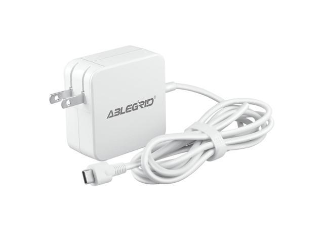 ABLEGRID White 45W USB Type-C AC Charger For Lenovo IdeaPad 3 CB 14IGL05 82C10004US Chromebook