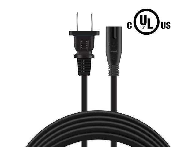 ABLEGRID 6ft/1.8m UL Listed Power Cord Figure 8 Cable Plug For Canon PIXMA iP2600 Printers