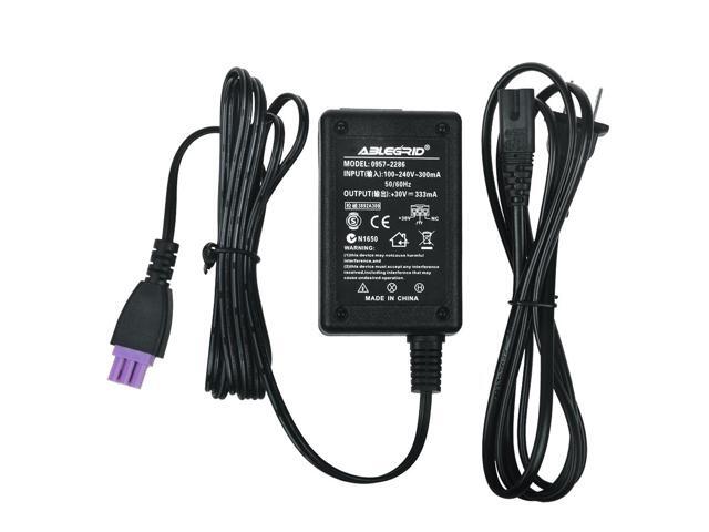 ABLEGRID AC DC Adapter For HP Deskjet 2510 All-in-One AIO Printer Series Power Supply Cord Cable Charger Input: 100-240 VAC Worldwide Use Mains PSU
