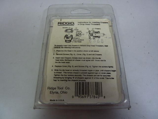 RIDGID 37840 Pipe Thread Die,1 1/4In,Alloy,4 Pc