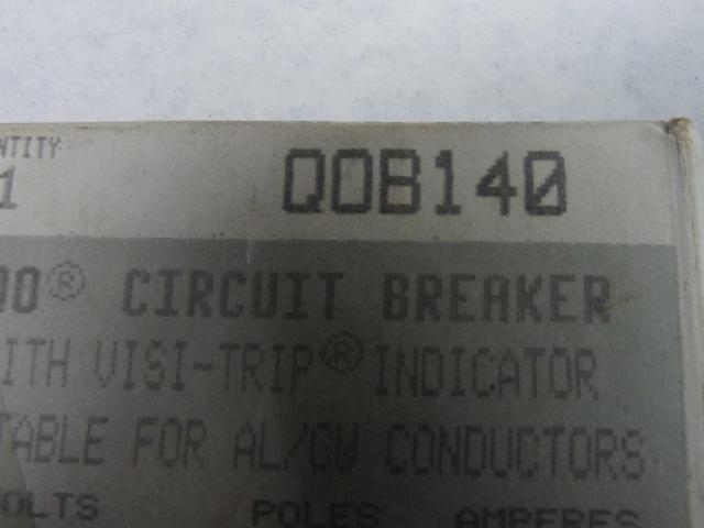 SQUARE D QOB140 Miniature Circuit Breaker, QO Series, 40A, 1 Pole, 120/240V AC,
