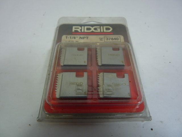 RIDGID 37840 Pipe Thread Die,1 1/4In,Alloy,4 Pc