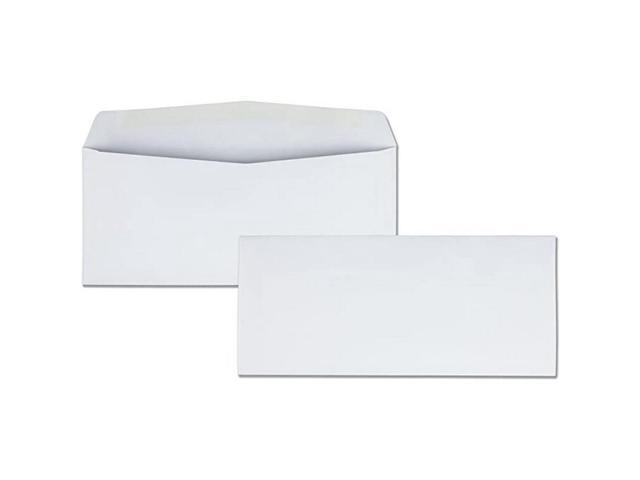 Quality Park Products QUA90020 Fully Gummed Envelope- 24Lb- V-Flap- No 10- 4-.13in. x9-.50in.