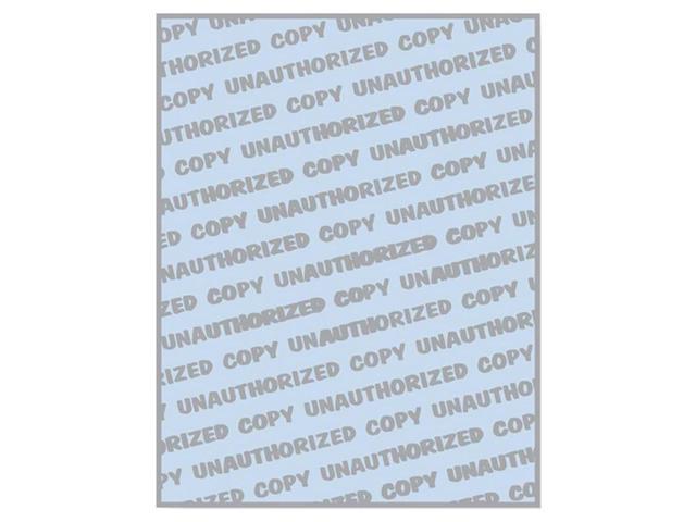 8-1/2'' x 11' Standard Blue Multi-Purpose Security Paper, 2 Security Features, 24# Blue Stock (Carton of 2500)
