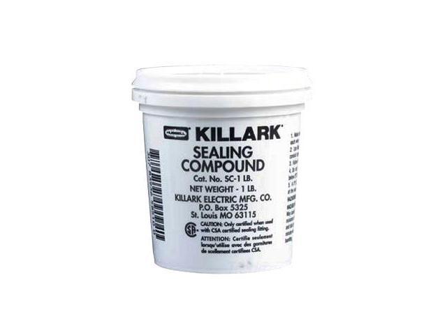 HUBBELL KILLARK SC-8OZ Sealing Compound,8 Oz