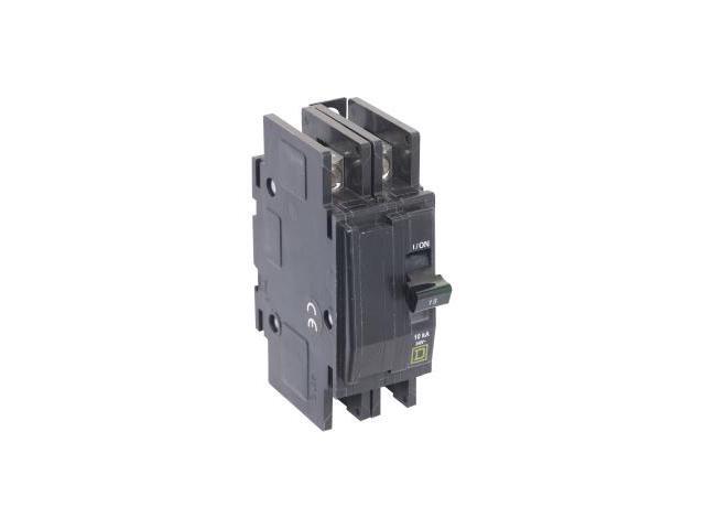SQUARE D QOU260 60 A Surface/DIN Rail Standard Miniature Circuit Breaker, 48V